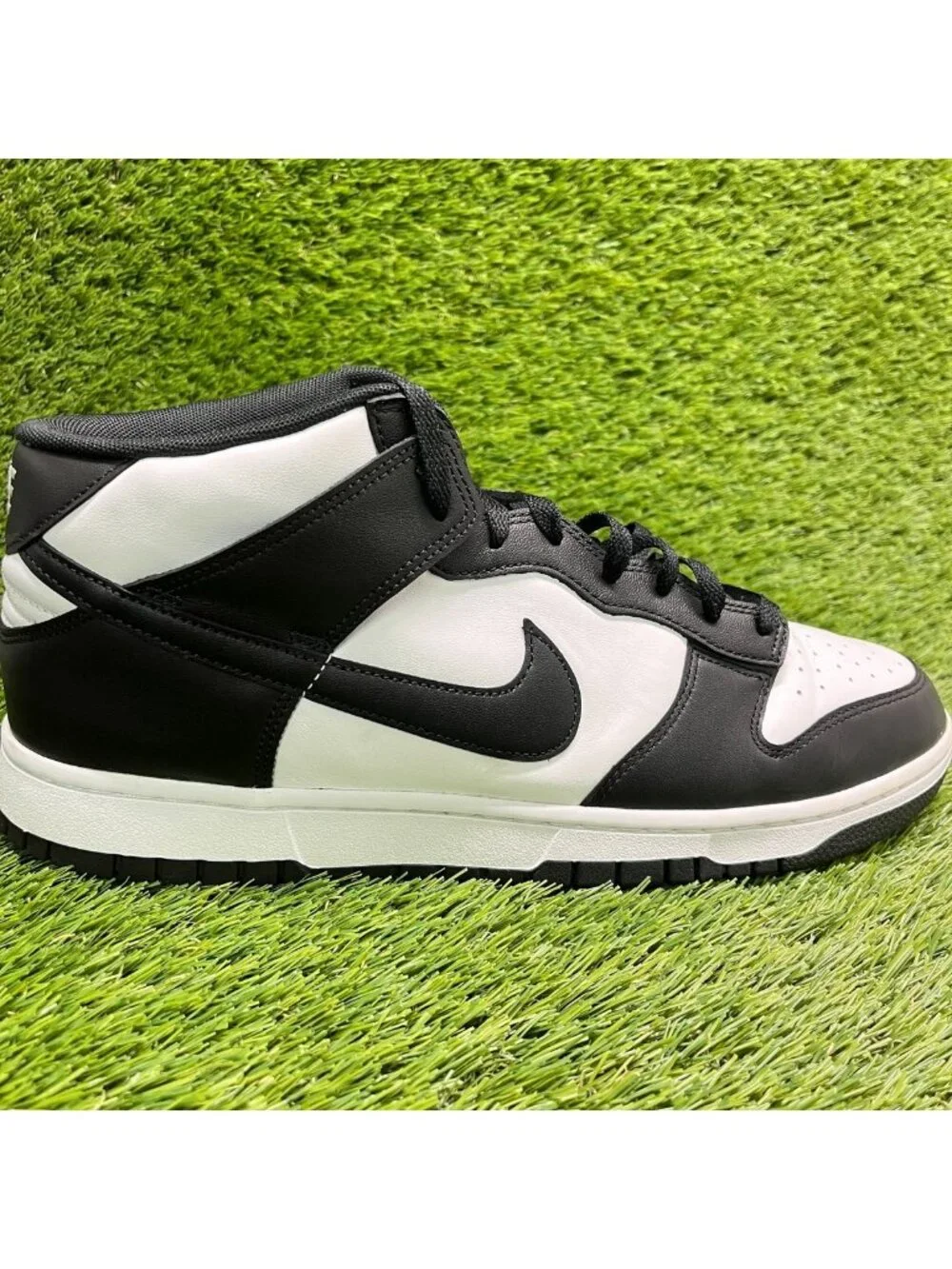 Nike Dunk Mid Panda Mens Size 13 Black White Athletic Lifestyle Shoes Sneakers
